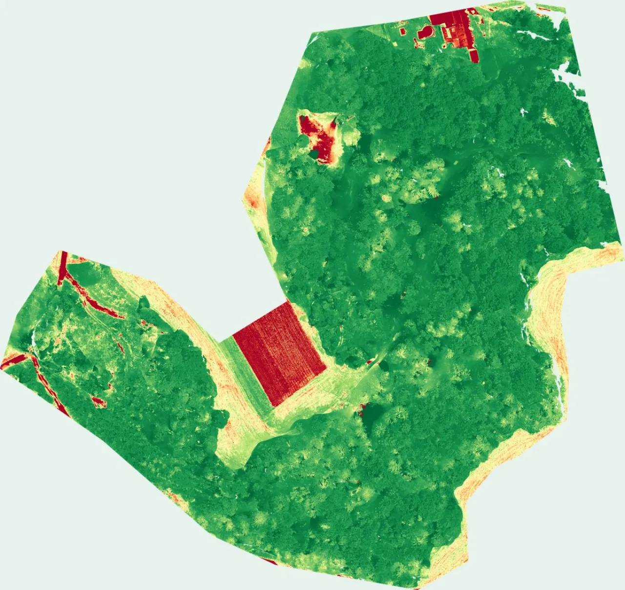 NDVI-Karte Bereich A